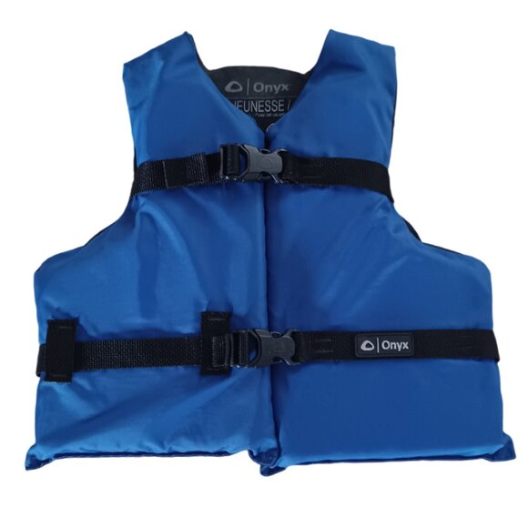 Youth Life Vest, Onyx Brand, Size 55 to 88 pounds - Picture 1 of 4